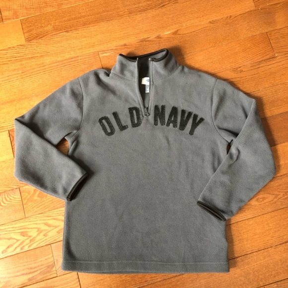 Old Navy Fleece Pullover Sweater 1/4 Zip 8 - Picture 2 of 4
